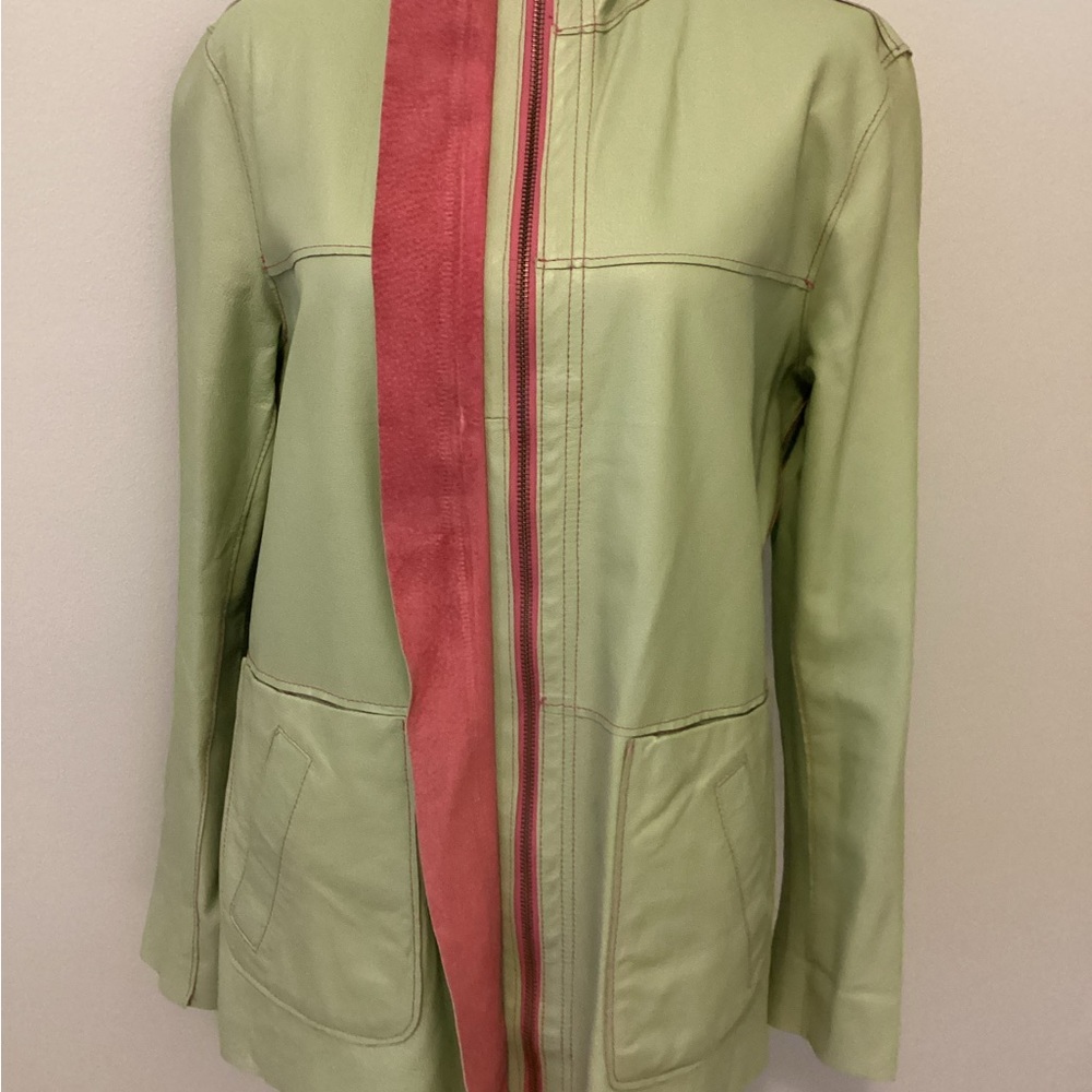 Reversible suade/leather Jacket - Picture 7 of 7